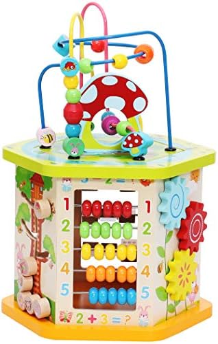 LAVIEVERT 9-in-1 Play Cube Activity 