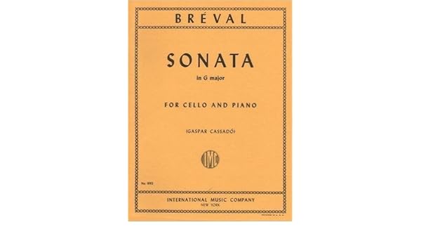 Breval Cello Sonata In C Major Pdf Editor