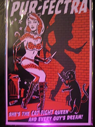 Pur-fectra Black Alley Cat Fight Poster