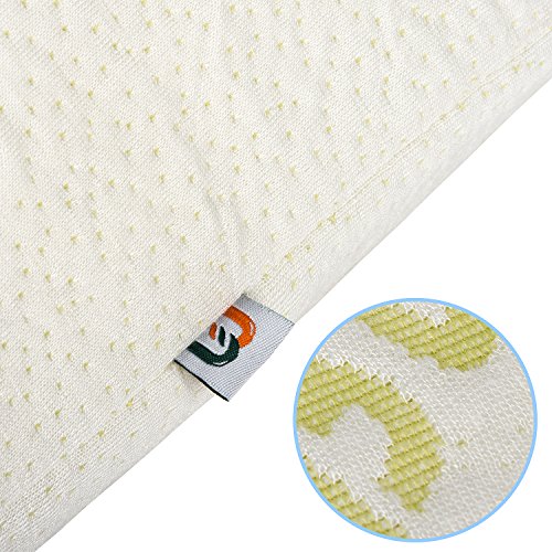 Mastery Mart Cooling Shredded Memory Foam Bed Pillow, Soft Removable