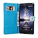 ZTE ZMAX Pro Case, ZTE Carry Z981 Case, FirstCover Wallet Folio PU Leather Flip Case Cover with Card Holder and Wrist Strap for ZTE ZMAX Pro/Carry Z981 [Free Screen Protector]