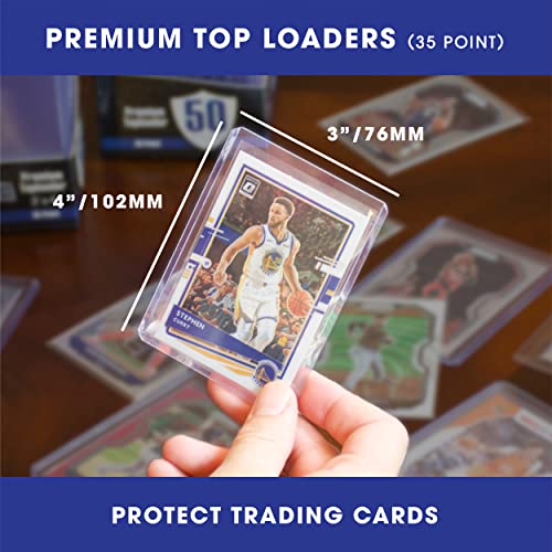 Astral Protect Top Loaders for Cards, Premium Toploader (50 Pack, 35pt