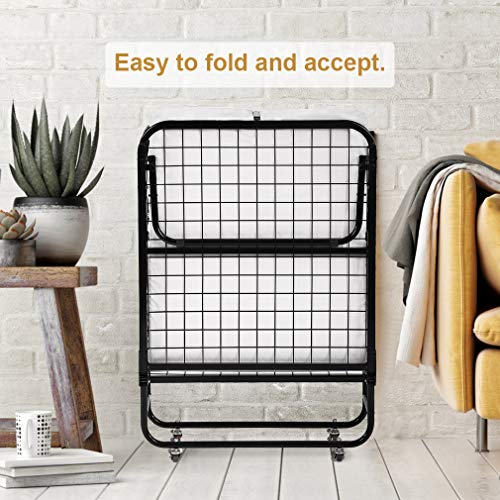 3 Folding+Guest+Bed+L75W30H12+Inches%25EF%25BC%258CWhite