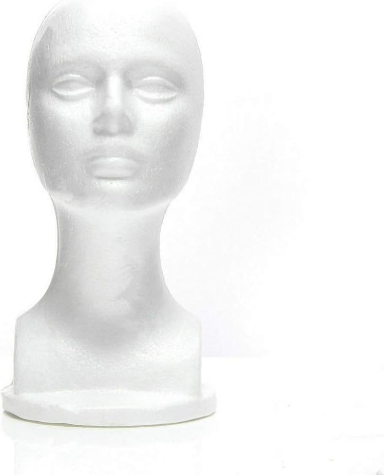 Female Foam Mannequin Manikin Head Model Shop Hat Wig Hair Jewelry Glasses Display Stand