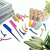 ClickMart-Hair-Rollers-Set-include-45-Pieces-of-Self-Grip-Hair-Rollers-with-12-Pieces-Duckbill-Clips-and-2-Combs-Hair-Curlers-for-Women-Men-and-Kids-in-3-Different-Sizes-36mm-25mm-15mm 45 Pieces Hair Rollers Set, with 12 Pieces Duckbill Clips and 2 Combs, Hair Curlers for Women, Men and Kids in 3…