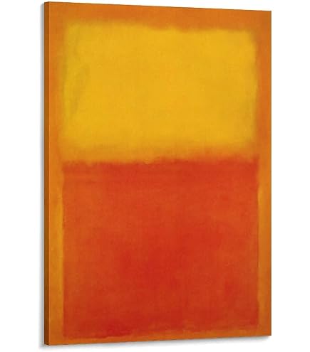 Amazon.com: HUNTINGTON GRAPHICS Orange & Yellow by Mark Rothko