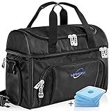 Lavington Insulated Cooler Bag - Large Lunch Bag - Picnic and Travel Lunch Box- Multiple Pockets & Insulated Compartments - Strongest SBS Zippers & Handles