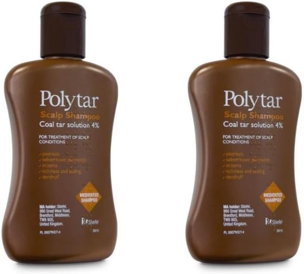 Polytar Scalp Coal Tar Shampoo 150ml Pack of 2