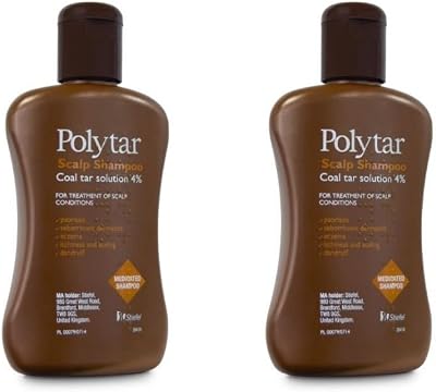 Polytar Scalp Coal Tar Shampoo 150ml Pack of 2