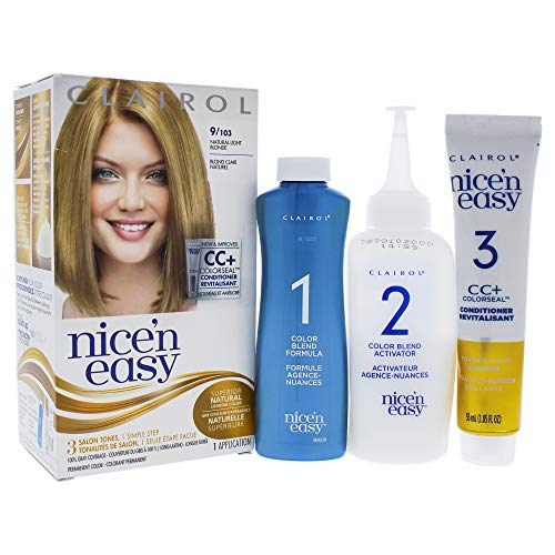 Clairol Nice N Easy Permanent Color - 9 103 Natural Light Blonde By Clairol for Women - 1 Application Hair Color