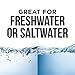 Aquarium Water Conditioner - Naturally Detoxifies and Removes Ammonia, Nitrite, Chlorine, and Chloramine from Saltwater and Freshwater (16 fl oz.)