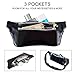 iAbler Holographic Fanny Pack for Women and Men Metallic 80s Shiny Fanny Packs with Adjustable Belt Fashion Waist Bum Bag for Party, Festival, Rave, Hiking, Trip