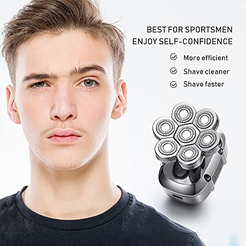 Bald Head Shavers for Men 4 in 1 Electric Razor for Bald Men Wet and