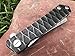 TACTICAL GEARZ TG Rouge XS, Real Damascus! Black Titanium (TiN) Stainless Steel EDC Folding Pocket Knife w/Sheath! Ball Bearing Pivot System! Razor Sharp Damascus Blade! (Rouge XS)