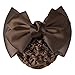 Shuohu Women Pro Bow Barrette Hair Clip Cover Bowknot Bun Snood Hairnet