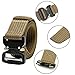 Tactical Belt,1.5 Inch Men's Web Army Military Quick Release Buckle Heavy Duty Belt-Tan 49 inch(Gift Package)