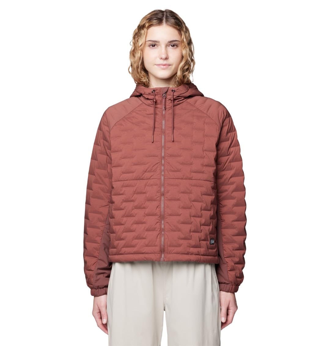 Photo 1 of Mountain Hardwear Women's StretchDown Light Full Zip Hoody, Bourbon Brown, X-Small