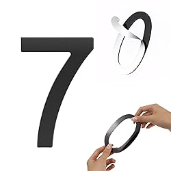Self-adhesive 6 Inch House Numbers Acrylic House