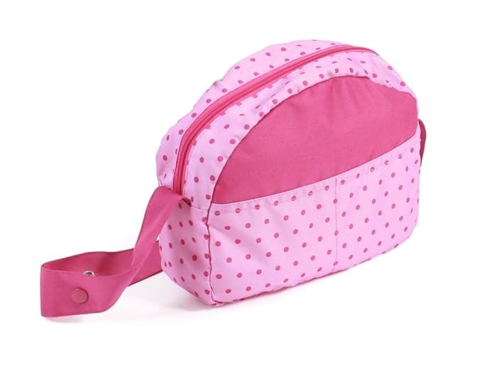 Bayer Chic 2000 853 31 - Puppen-Wickeltasche Dots, rosa