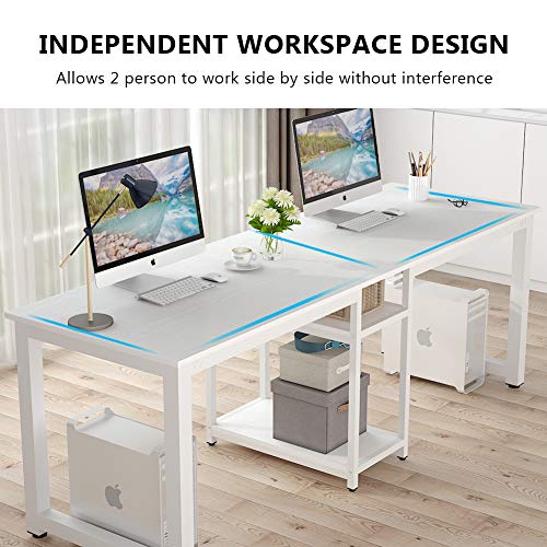 Tribesigns 78 Inches Computer Desk, Extra Large Two Person Office Desk