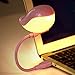 mamre USB Adjustable Lamp Notebook PC Lighting Kids Night Light Moonbird (Pink)