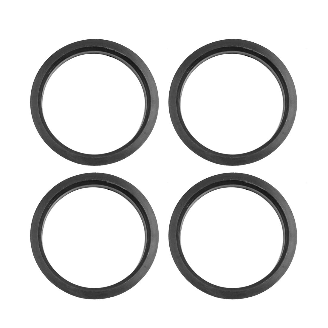 Photo 1 of X AUTOHAUX Car Hub Centric Rings Wheel Bore Center 73.1 to 64.1mm - 4pcs Black Plastic