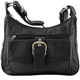 Womens Genuine Leather Shoulder Bag Tote Organizer Purse Hobo Handbag