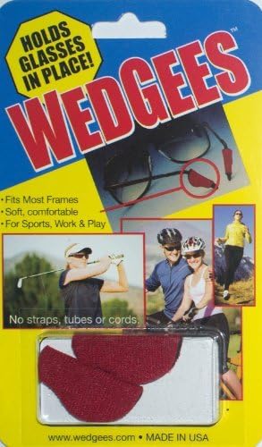 Wedgees Eyeglass Retainers and Eyewear Holders (Red Sport) by Wedgees