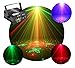 SUNY Party Stage Lights, Sound Activated Music Laser Projector 128 Combinations 5 Lens Gobos Laser Lighting Blue LED Remote Stage Lighting Red Green DJ Live Light Show Disco Party Dance Home Holiday