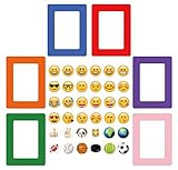 42-in-1 Emoji Magnetic Picture Frames for