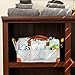luxury little Diaper Caddy Organizer, Large Cotton Rope Nursery Baby Basket, Changing Table Organizer for Baby Diaper Storage, Portable Car Organizer with Removable Divider, Baby Shower Gifts (Grey)