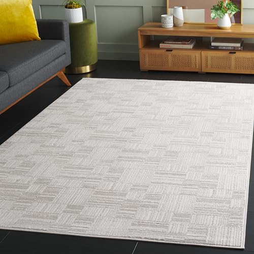 SAFAVIEH Orchard Collection Accent Rug - 4'5" x 6'5", Ivory & Ivory, Non-Sheddi…
