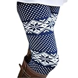 PHOTNO Casual Women Lady Skinny Geometric Print Stretchy Jegging Pants Slim Leggings