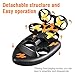 HELIFAR H808 Mini Drones, RC Quadcopter Drone Boat, Mode Switchable, Remote Control Boat, Remote Racing and Mini Remote Drone, for Kid and Beginners, Real Triphibious-Deformable Drone