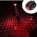 Ultra Bright Bicycle Tail Light Star Laser Light Waterproof Mountain Bike Safety warning Rear Light LED Red Back Light Flashlight Lamp 2 Laser 5 LEDs 7 Modes