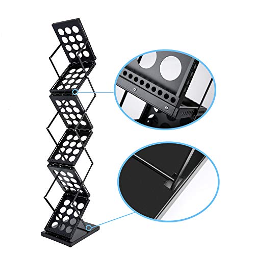 Polmart Brochure Magazine Catalog Literature Display Rack - 6 Pockets
