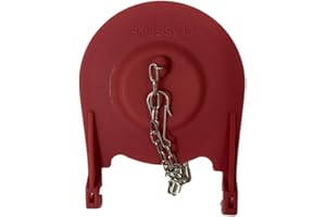 Kohler Class Five Red Rubber Flapper for Two-Piece Toilets with a Large / 3.75-inch Wingspan - by NuFlush (Measure Your Wingspan to Ensure Proper Fit)