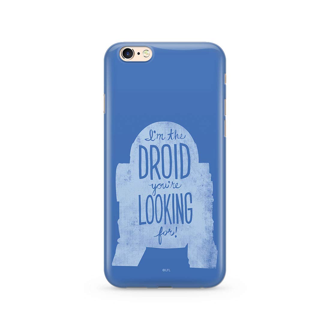 ERT GROUP mobile phone case for Apple Iphone 6/6S original and officially Licensed Star Wars pattern R2D2 006 optimally adapted to the shape of the mobile phone, case made of TPU