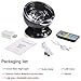 [Wall Adapter Included] Remote Control Ocean Wave Projector 7 Colors Led Night Light with Built-in Music Player for Living Room and Bedroom