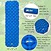 Alma Outdoors Sleeping Pad for Camping. Compact, Ultralight and Inflatable Backpacking Sleeping Pad. Great for Hiking and with Your Hammock. Durable Camping Sleeping Pad with Great Comfort.