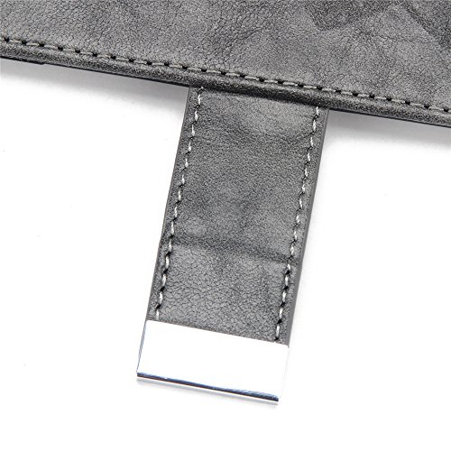 Scheam iPhone 7 Plus iPhone 8 Plus Wallet Leather Case with Protective Durable Women Shell Folio flip Cell Phone Cover Bag with Card Slots,Cash Pocket,Black - Thumbnail 6