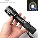 CISNO 5 Modes 1200 Lumens Cree T6 LED Zoomable Handheld Flashlight Tactical Adjustable Focus Torch for Hiking Light Lamp No Battery