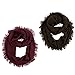 Lucky Leaf Women Thick Knit Winter Infinity Circle Loop Scarves Solid Color