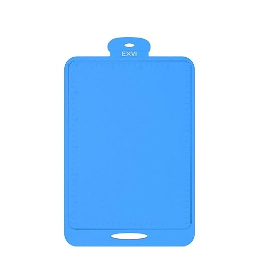 EXVI Silicone Cutting Boards with Juice Groove Non Slip Chopping Board