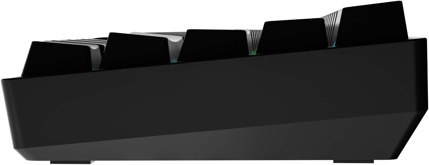 GK61s Mechanical Gaming Keyboard - 61 Keys Multi Color RGB Illuminated LED Backlit Wired Programmable for PC/Mac Gamer (Gateron Mechanical Yellow, Black): Computers & Accessories