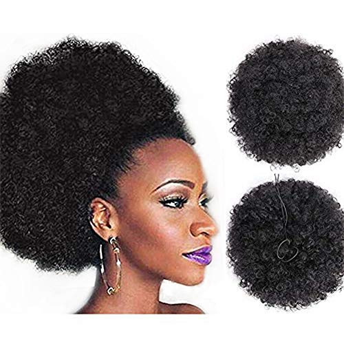 Aisi Queens Afro Puff Kinky Curly Drawstring Ponytail Bun Import