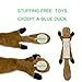 LEGEND SANDY Plush Animal Dog Toy Set, Value Pack 5 Squirrel Squeaky Toys Unstuffed Chew Toys with Storage Bag