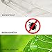 Waterguard Waterproof Pillow Protectors Quilted, Zippered Pillow Cases, 100% Cotton Top, Microfiber Filled Pillow Covers, Queen Size (20x30) Set of 2