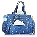 Next Mommy Baby Diaper Bag with Changing Pad, Stroller Clips and Shoulder Strap, Blue