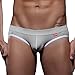 ANUN Men's Mesh Jockstrap Supporter G-Thong (Large, Grey)